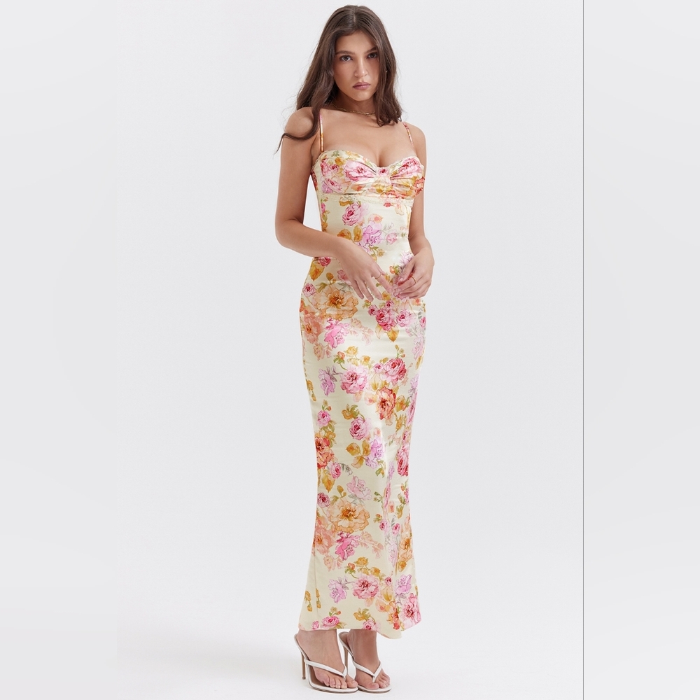 Ivory Floral 'Josefina' House of CB-XS (Plus Cup)